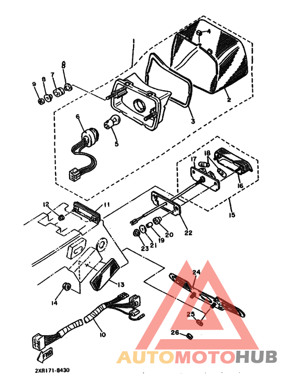 Taillight unit ass`y
