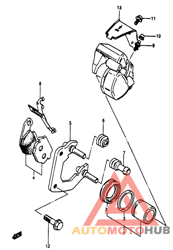 Передний суппорт