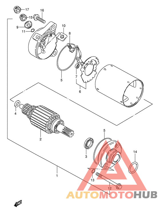 Стартерный мотор