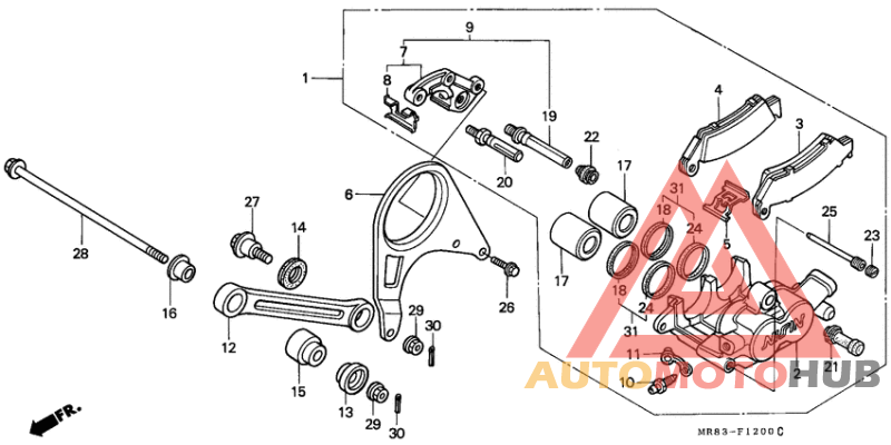 Задний суппорт