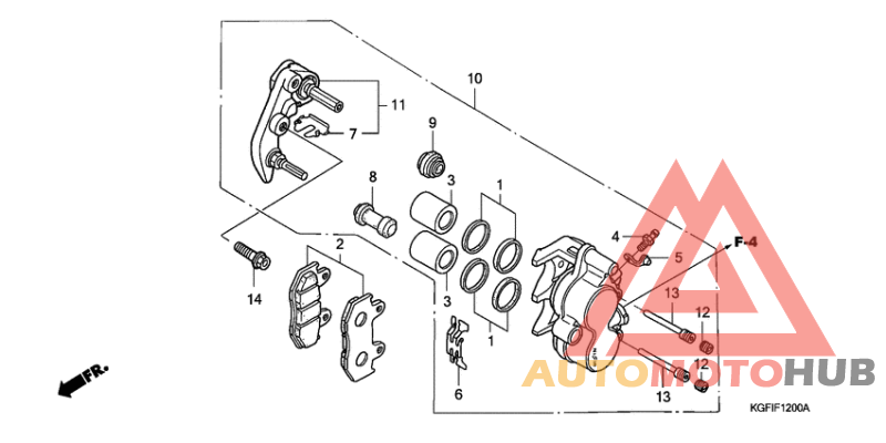 Передний суппорт