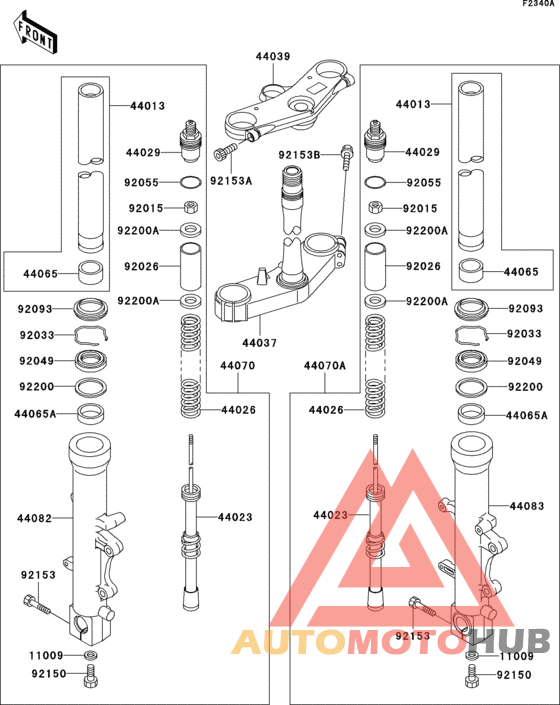 Front fork(j7f/j8f)
