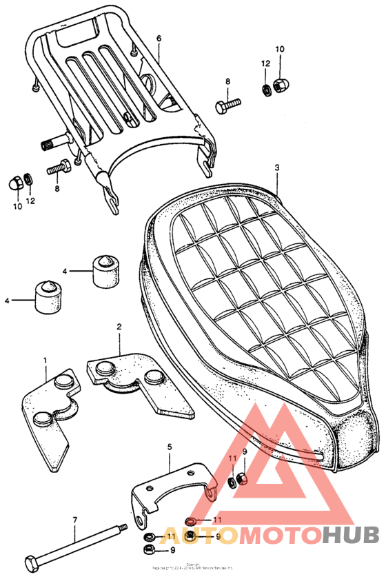 Seat + sub carrier