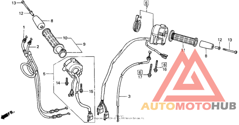 Handle switch + cables