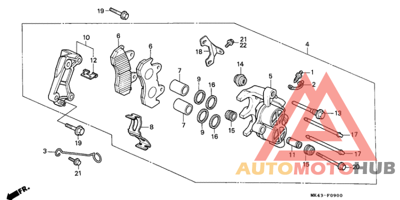 Передний суппорт