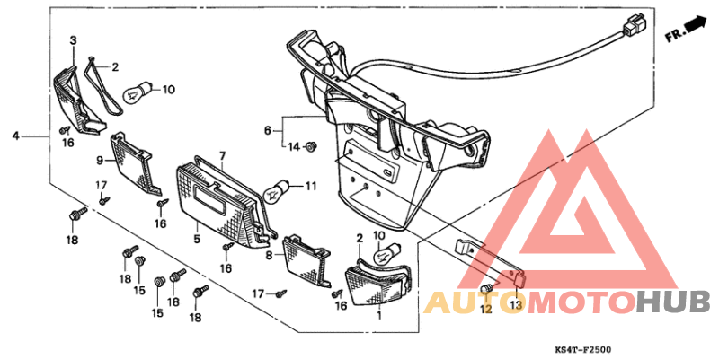 Задний фонарь