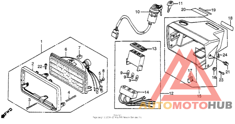 Headlight + headlight case
