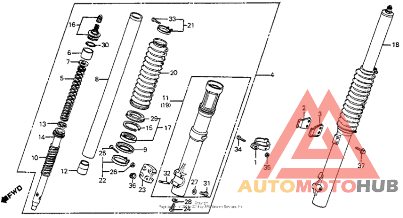 Front fork 83