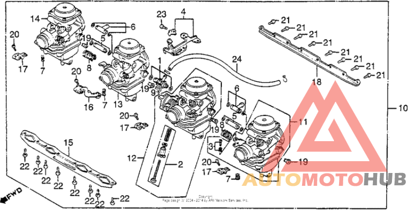 Carburetor assy. link