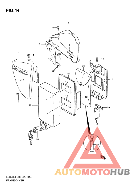 Обтекатель задний