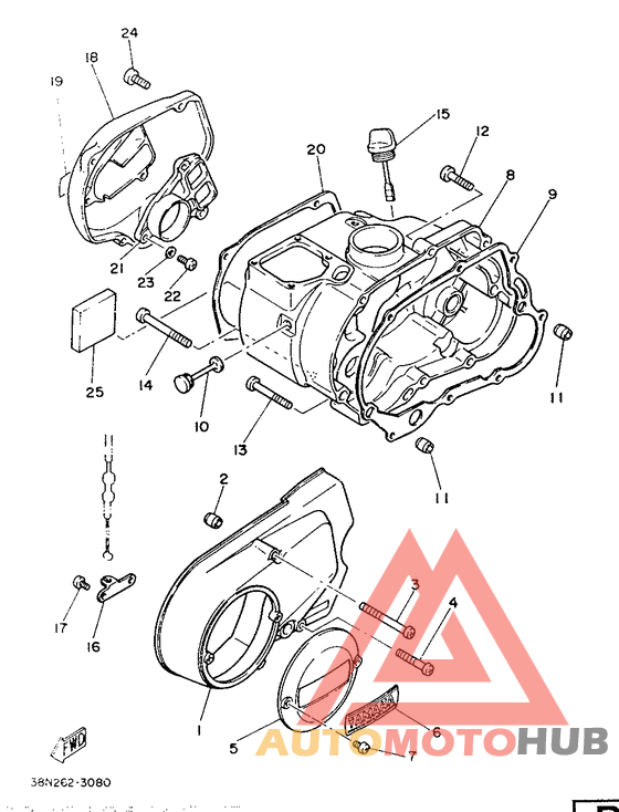 Крышка картера двигателя