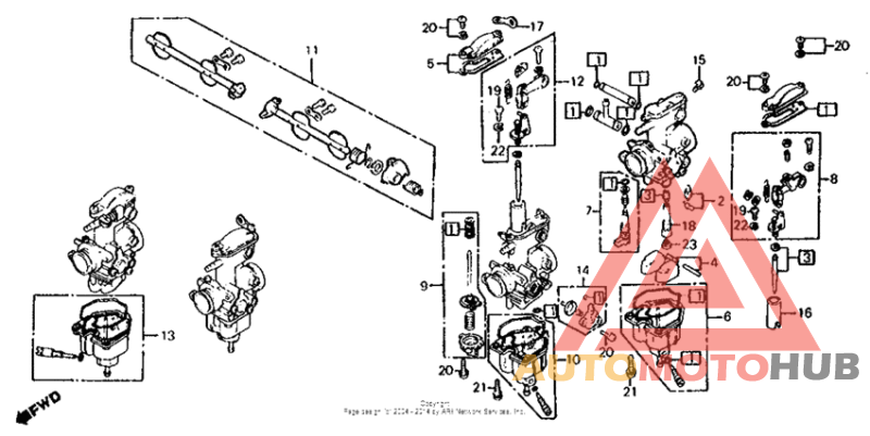 Carb. component parts 80