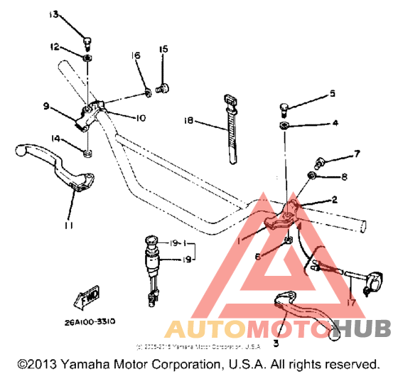 Handle switch - lever