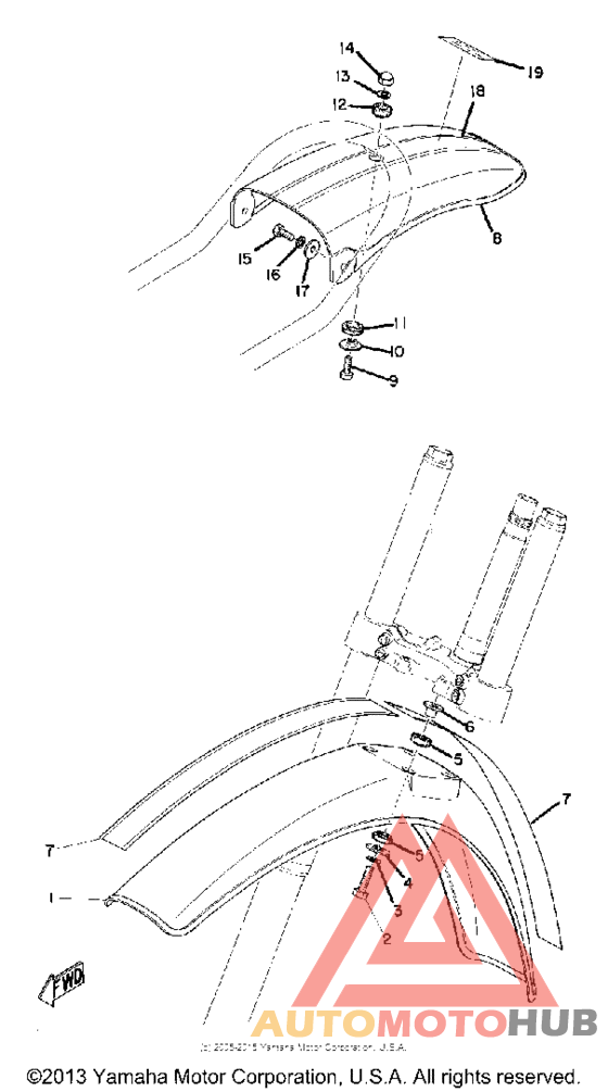 Front fender - rear fender