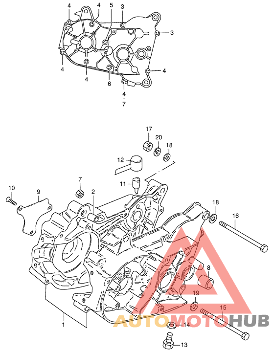 Картер двигателя
