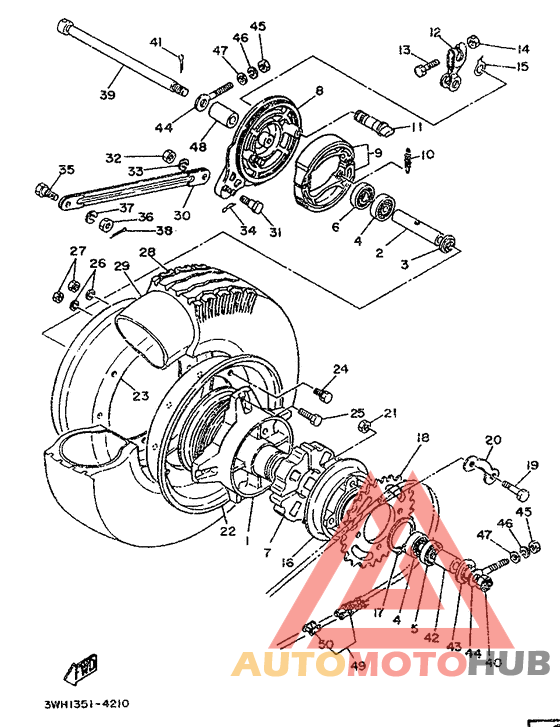 Переднее колесо