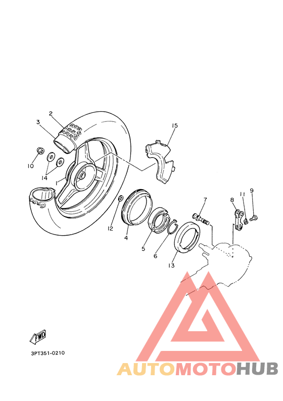 Переднее колесо