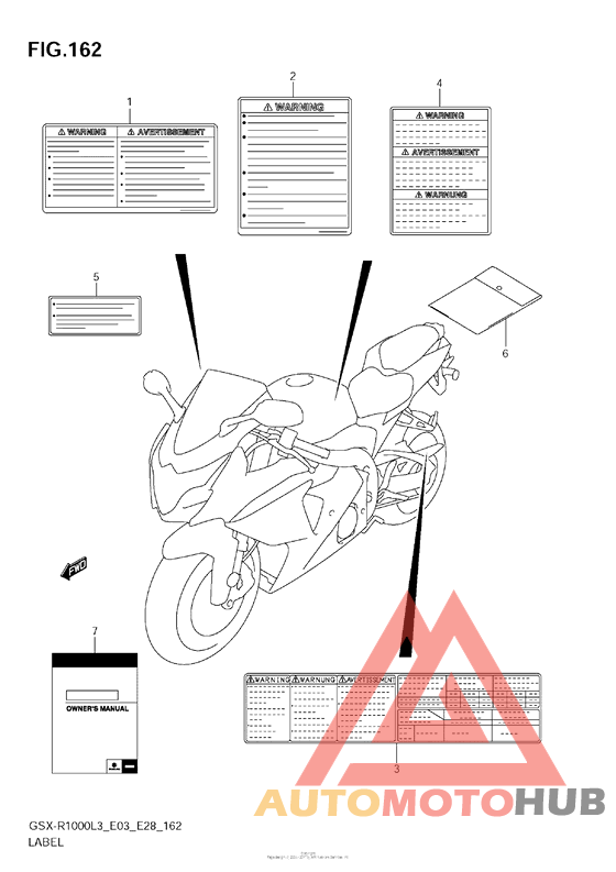 Label (Gsx-R1000L3 E28)