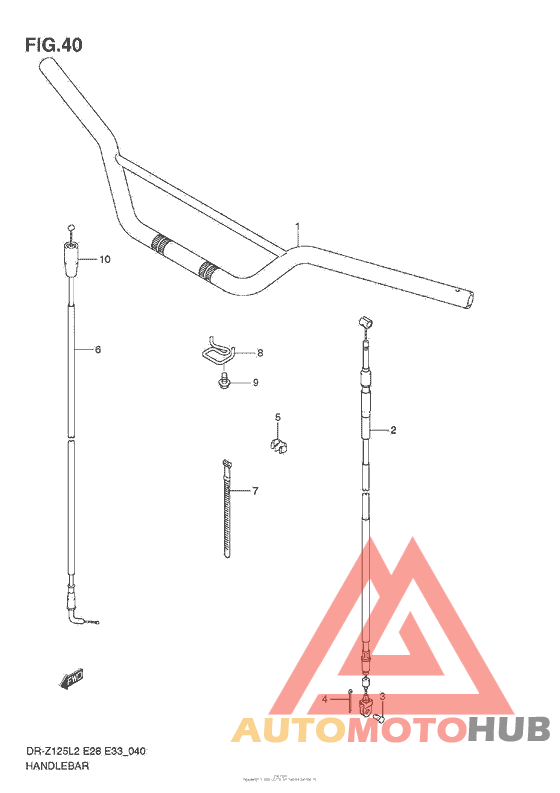 Handlebar (Dr-Z125L E33)