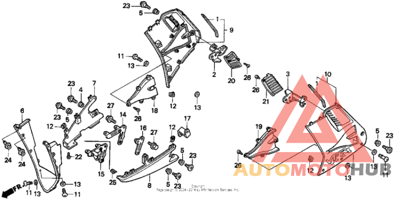 Lower cowl 94-97
