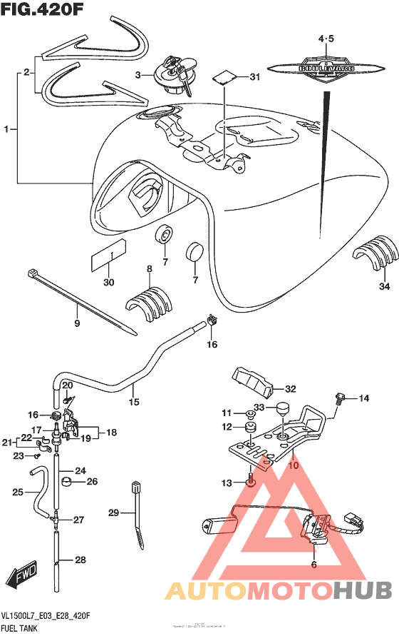 Fuel Tank (Vl1500Tl7 E28)