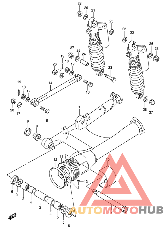 Маятник задний