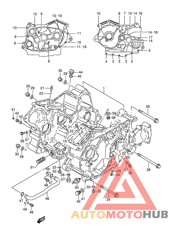 Картер двигателя