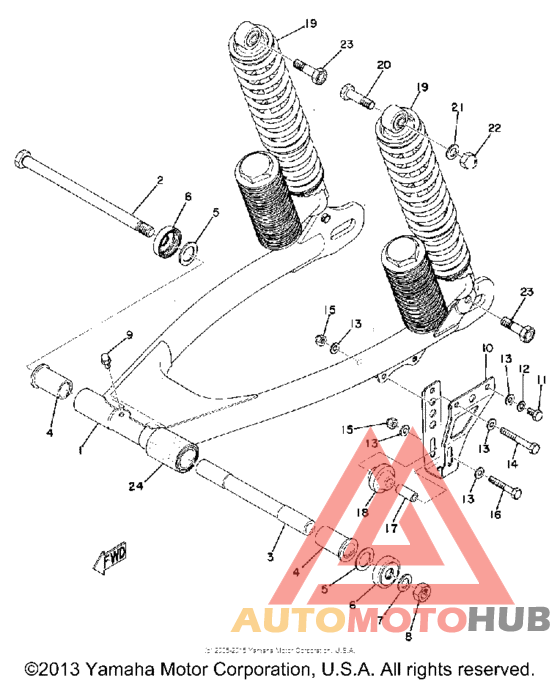 Rear arm - rear cushion