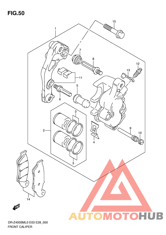 Передний суппорт