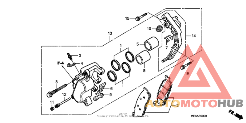 Передний суппорт