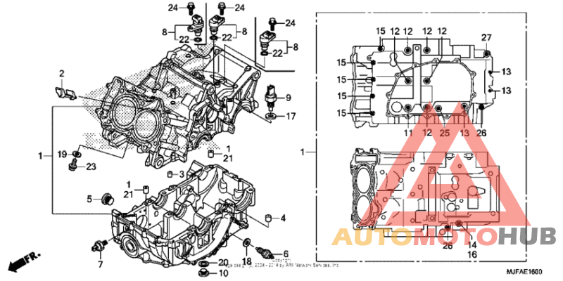 Картер двигателя