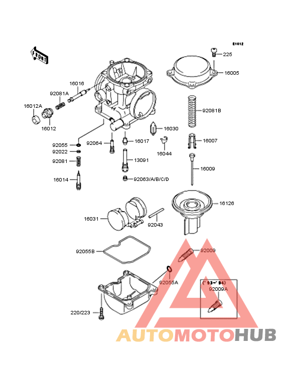 Карбюратор в разборе