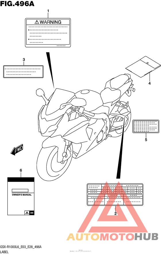 Label (Gsx-R1000L6 E03)