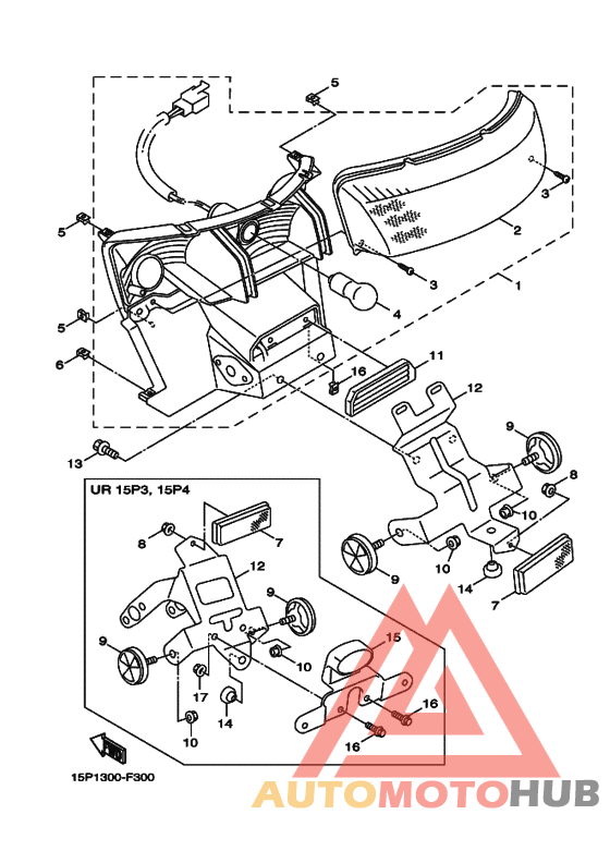 Taillight unit ass`y