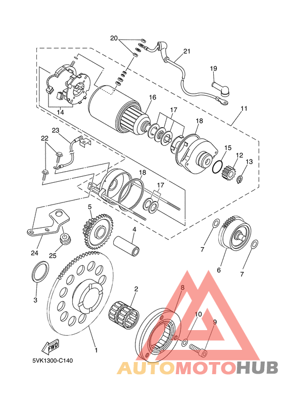 Муфта стартера