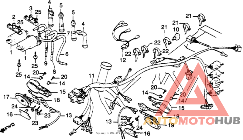 Wire harness + ignition coil