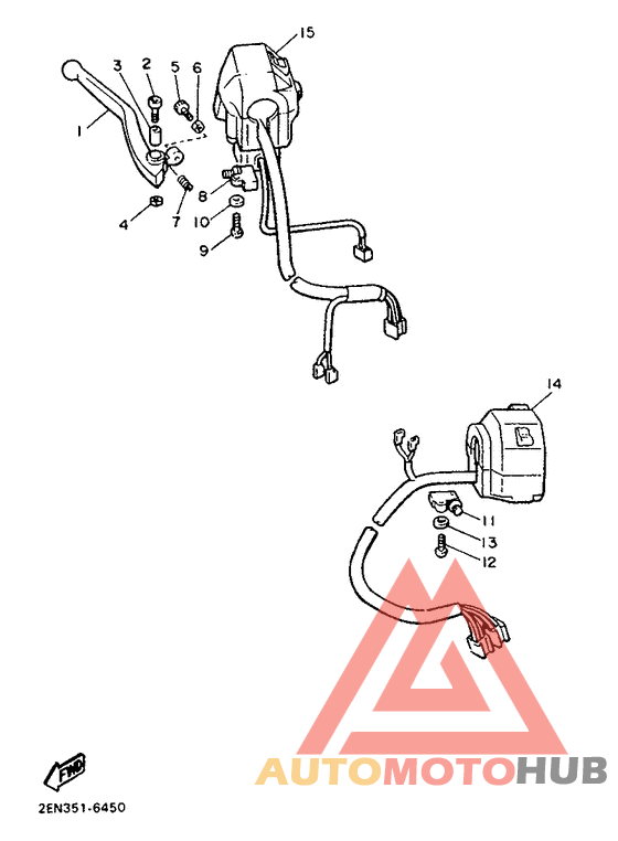 Handle switch. lever