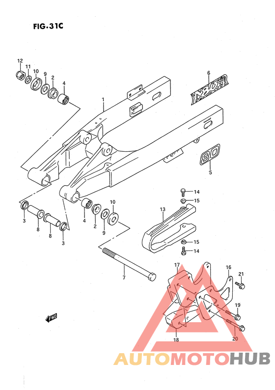 Маятник задний