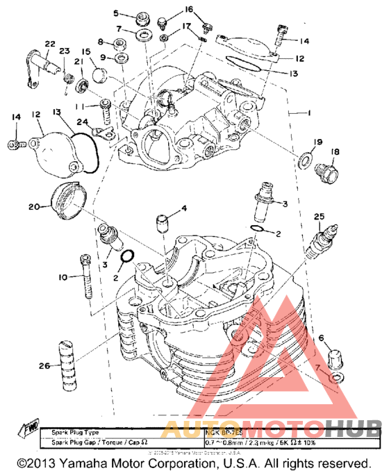 Cylinder head - cylinder head cover