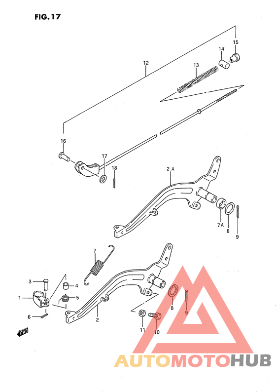 Передний суппорт