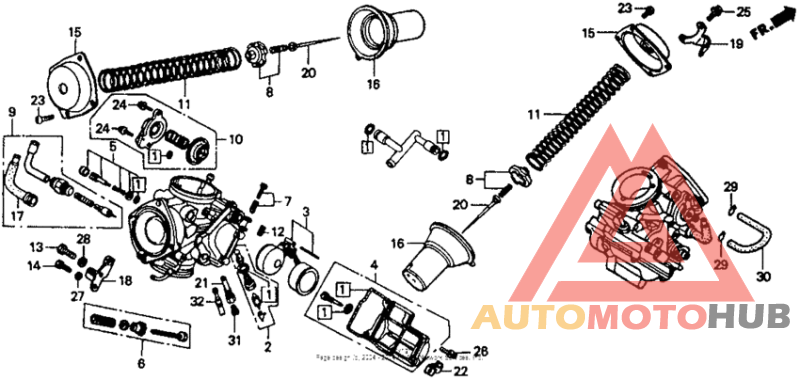 Компоненты карбюратора