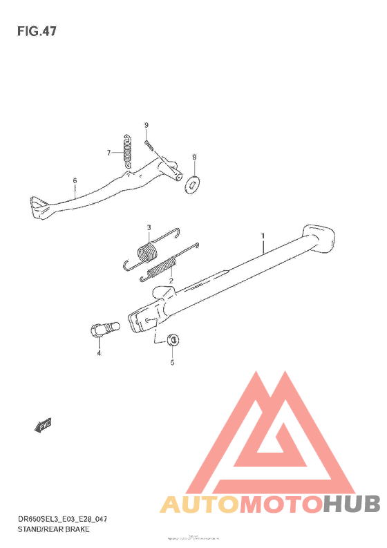 Stand/rear Brake
