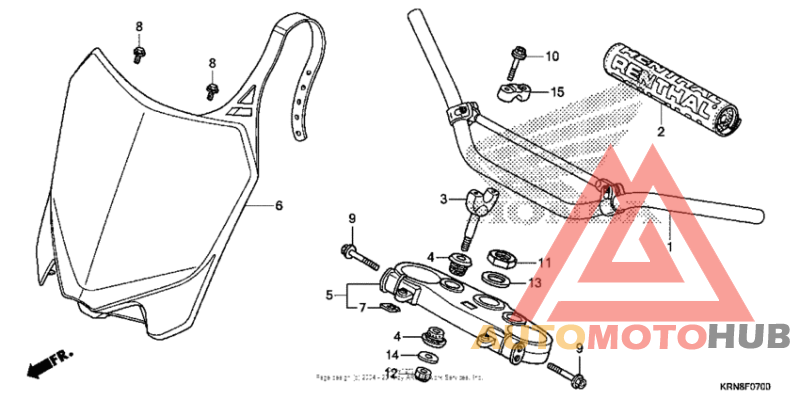 Handlebar + top bridge