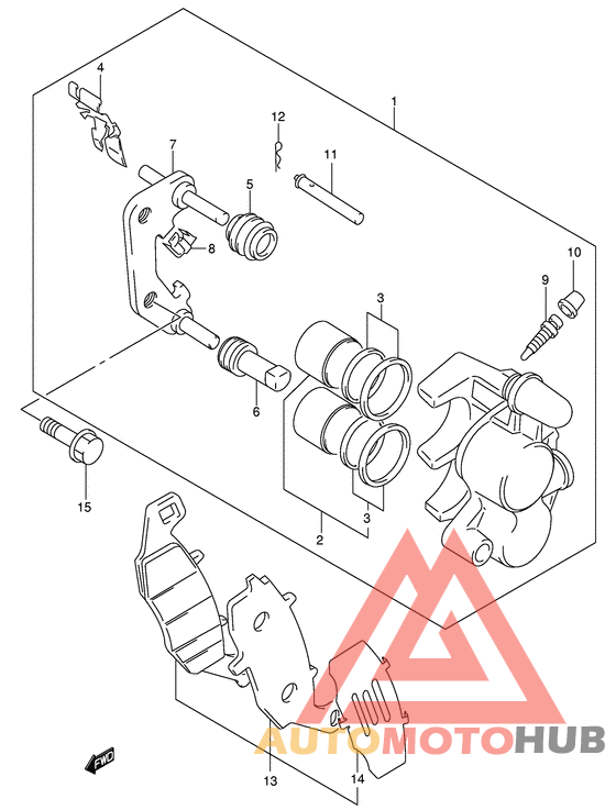 Передний суппорт