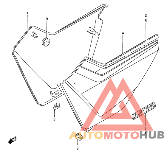 Обтекатель задний