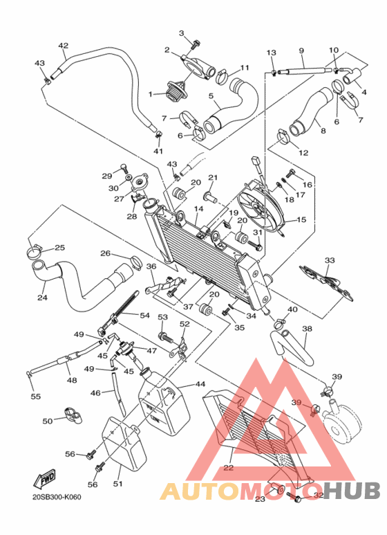 Радиатор и шланг