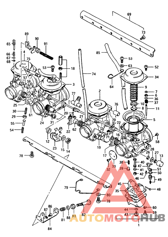 Carburetor assy