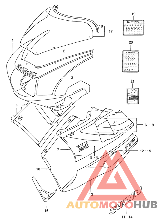 Cowling body