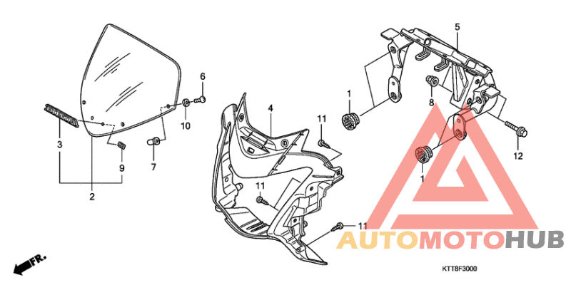 Передний обтекатель