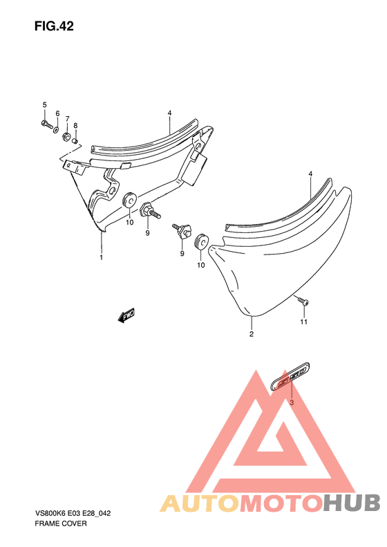 Обтекатель задний